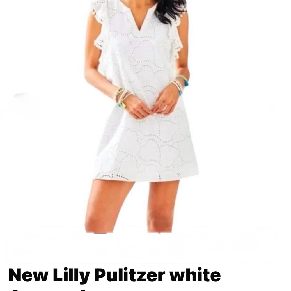 Lilly Pulitzer White Eyelet Mini Dress